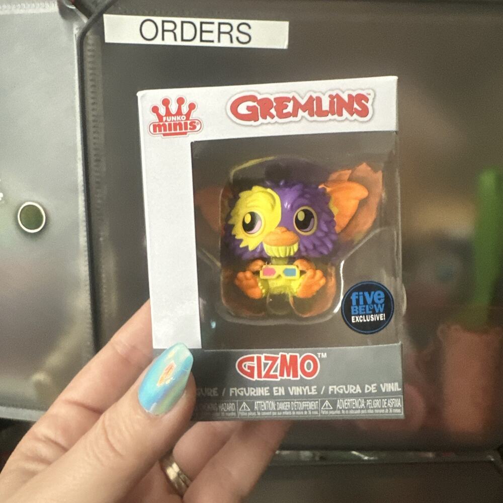Funko Minis Gremlins Blacklight Glow Gizmo Figure, Five Below Exclusive